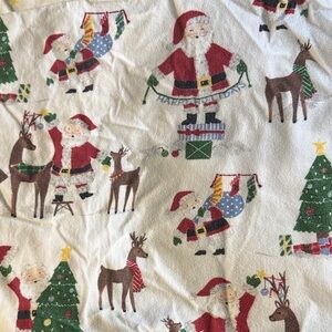 Pottery Barn santa crib sheet - flat only